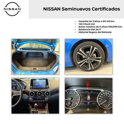 2023 Nissan SENTRA 4 PTS SR PLATINUM CVT AAC AUT ASTOS DEPORTIVOS BOSE PIEL NEGRA QC F LED RA-18