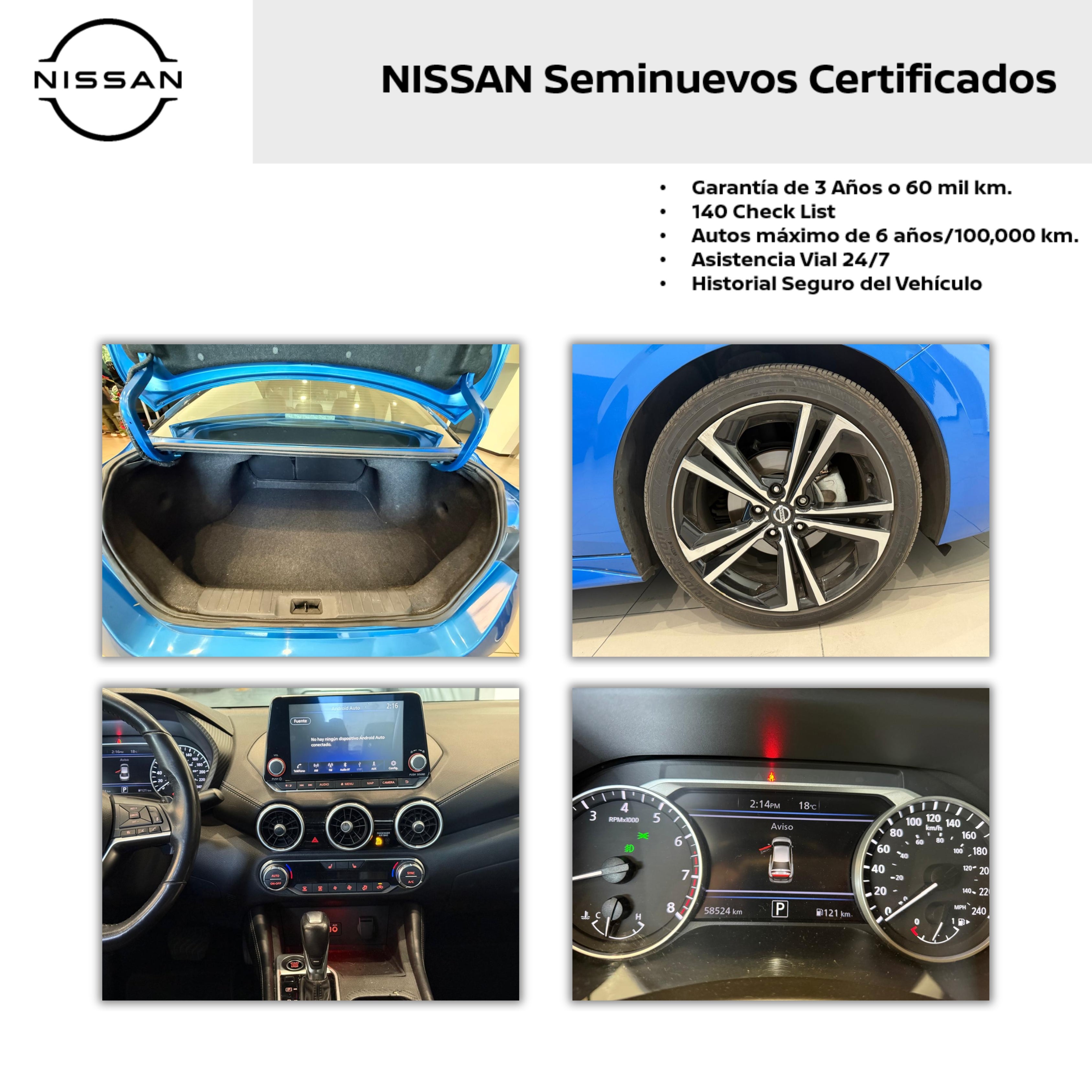 2023 Nissan SENTRA 4 PTS SR PLATINUM CVT AAC AUT ASTOS DEPORTIVOS BOSE PIEL NEGRA QC F LED RA-18