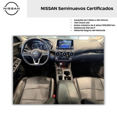 2023 Nissan SENTRA 4 PTS SR PLATINUM CVT AAC AUT ASTOS DEPORTIVOS BOSE PIEL NEGRA QC F LED RA-18